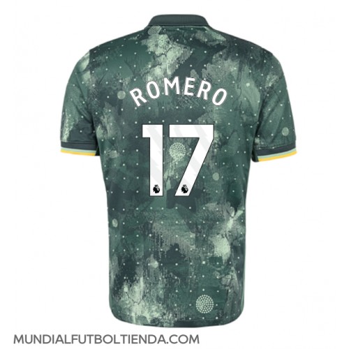 Camiseta Tottenham Hotspur Cristian Romero #17 Tercera Equipación Replica 2024-25 mangas cortas